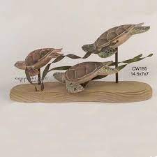 T.I. Design Table Top Trio of Turtles