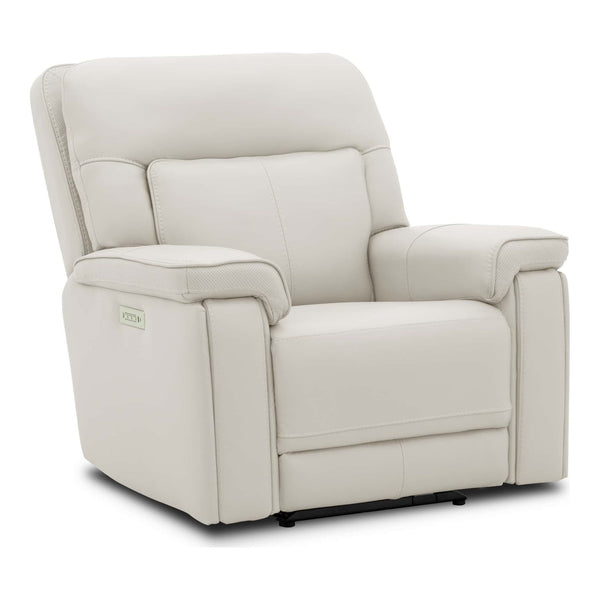 Moto Motion Harmony Recliner with Home Theater & Multi Media & Air Massage, 3-Zone Heating & Zero Gravity In Sorrento Dove Leather