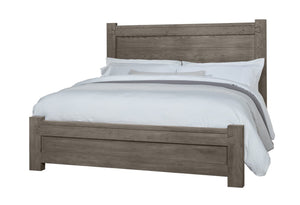 Vaughan-Bassett Dovetail Mystic Grey Dovetail Poster King Headboard