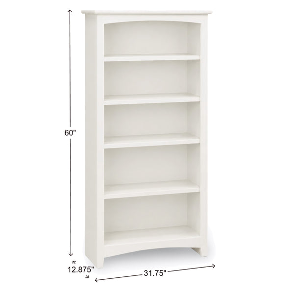 Archbold Alder Linen White 30x60 Bookcase