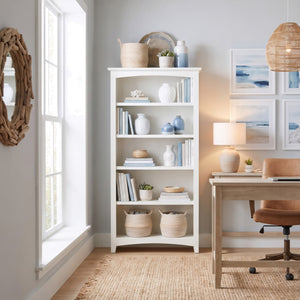 Archbold Alder Linen White 30x60 Bookcase