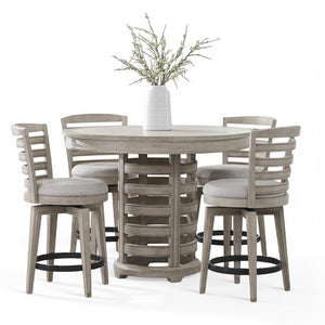 American Woodcrafters Heritage Coast Counter-Height Dining Table Sea Out