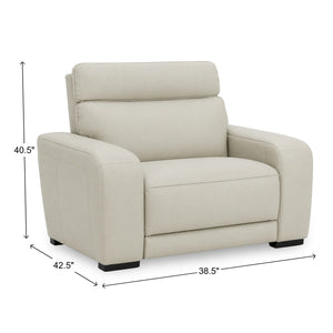 Moto Motion Melody Triple Power Leather Recliner with Audio, Air Massage & 3-Zone Heat