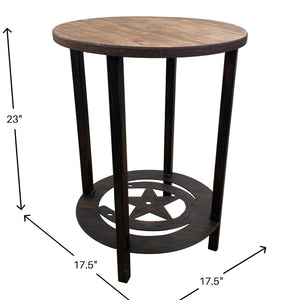 Coast Lamp Kodiak/Jade Round Horseshoe End Table