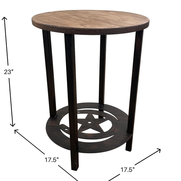 Coast Lamp Kodiak/Jade Round Horseshoe End Table