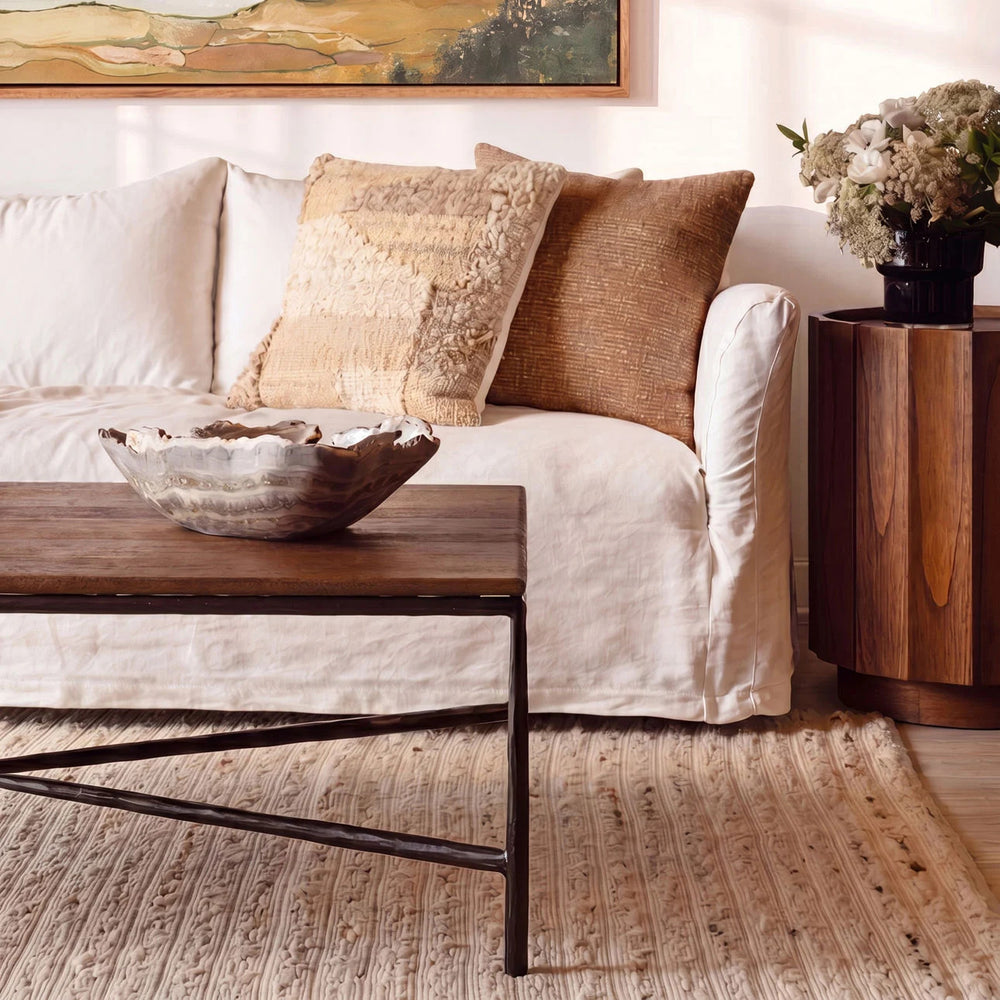 Dovetail Furniture Cadwell Storage Side Table in Brown