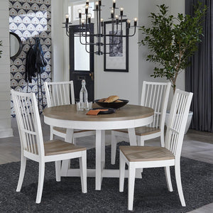Parker House Americana Modern 48 Inch Round Dining Table with 18 Inch Leaf
