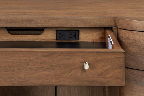 Aspen Home Caden Spiced Caramel 66-Inch Executive Desk