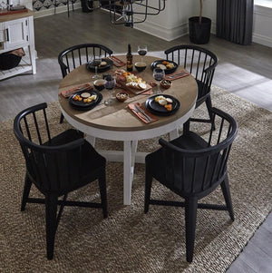Parker House Americana Modern 48 Inch Round Dining Table with 18 Inch Leaf