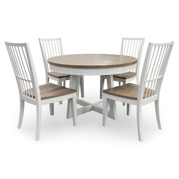 Parker House Americana Modern 48 Inch Round Dining Table with 18 Inch Leaf