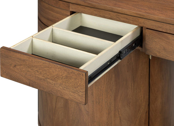 Aspen Home Caden Spiced Caramel 64-Inch Single Pedestal Desk
