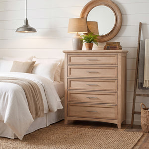 Vaughan-Bassett Jamestown Bleached Oak 5-Drawer Chest