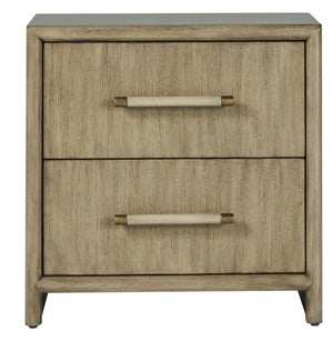American Woodcrafters Arlington 2-Drawer Nightstand With USB/USB-C Port Nutmeg