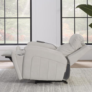Parkerhouse Armstrong Fabric Poiwer Recliner with Heat, Massage & Auto-Glide Buffy Cream