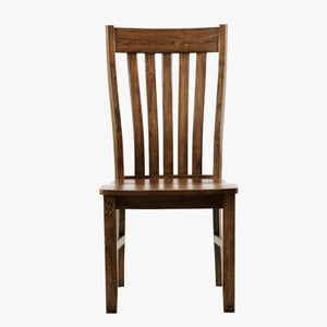 napa furniture whistler retreat dining table with extension & 4 side chairs set in warm cherry