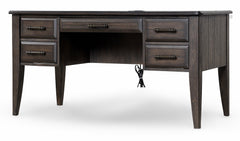 Heritage Serenity Bellamy Lane Mahogany 5-Drawer Desk with USB