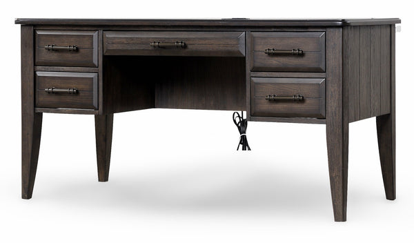 Heritage Serenity Bellamy Lane Mahogany 5-Drawer Desk with USB