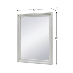 Seawinds Surfside Mirror Weathered White Finish