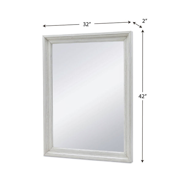 Seawinds Surfside Mirror Weathered White Finish