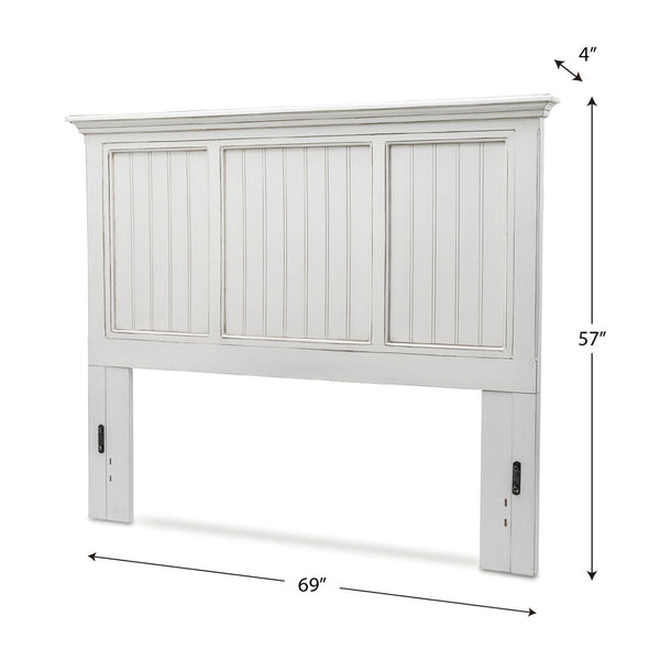 Seawinds Monaco Blanc Finish Queen Headboard