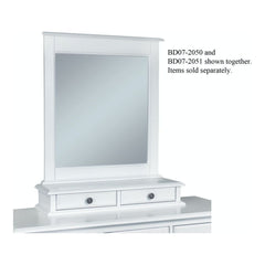 John Thomas Cottage Mirror in White