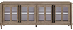 Heritage Coastal Breeze Living 80 Inch 4-Door Entertainment Console in Sand Finish