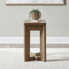 Liberty Ballentine Square Chairside Table in Weathered Bronze