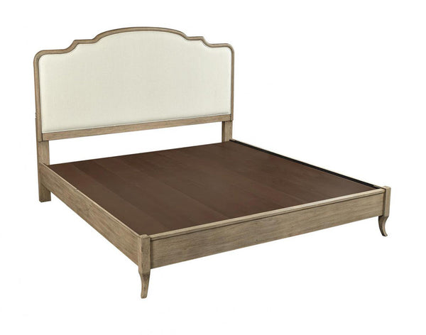Aspenhome Provence King/California King Upholstered Headboard In Patine
