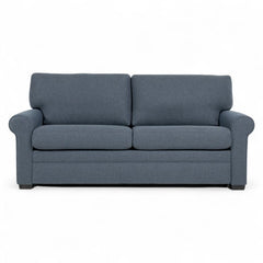 American Leather Gaines 78 Inch onic Indigo Fabric Queen Comfort Sleeper with Mink Finish