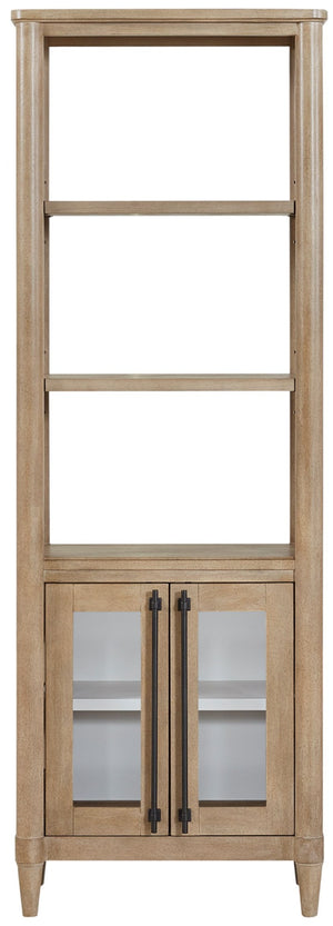 Heritage Coastal Breeze Living 2-Door Pier Cabinet in Sand Finish