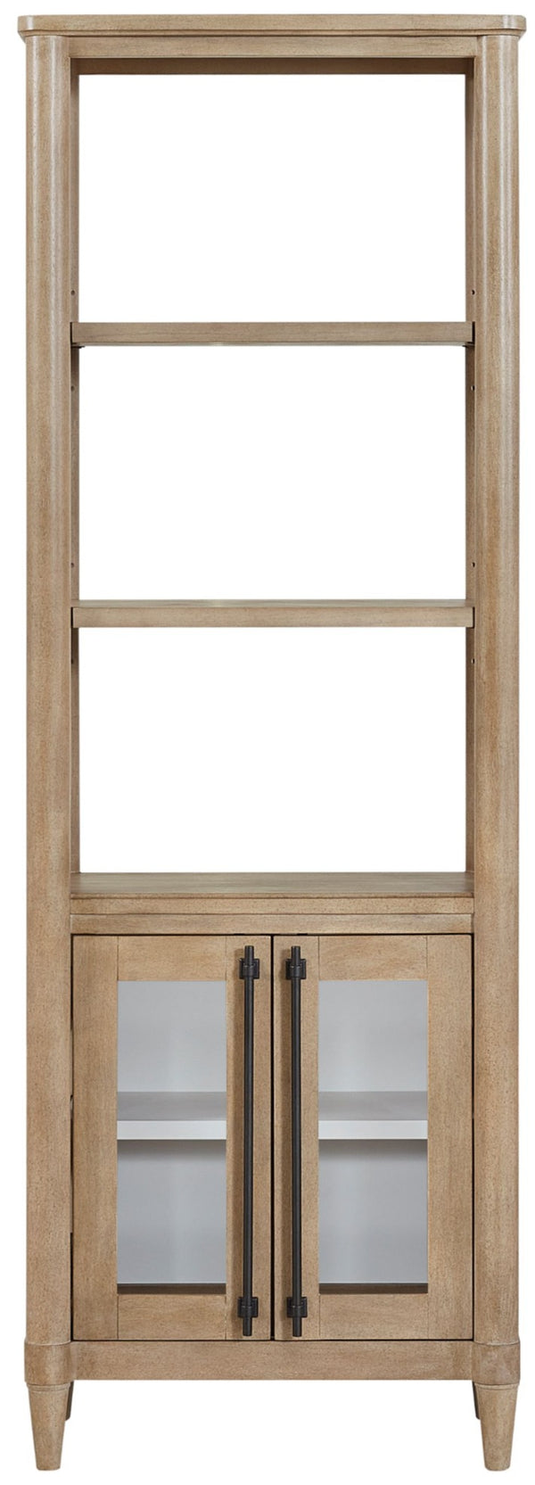 Heritage Coastal Breeze Living 2-Door Pier Cabinet in Sand Finish