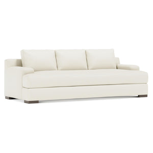 Bernhardt Andie Leather Sofa Without Pillows