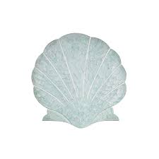 T.I. Design Scallop Shell Seafoam Wall Art