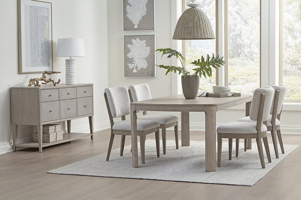 palmetto home the cape rectangle dining table in taupe