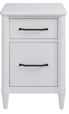 Heritage Coastal Breeze Living Filing Cabinet in White Finish