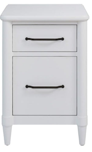 Heritage Coastal Breeze Living Filing Cabinet in White Finish