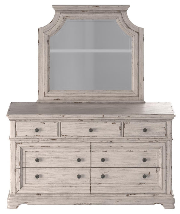 American Woodcrafters Providence 7-Drawer Dresser Antique White