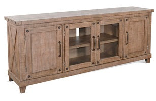 Sunny Designs Vivian Desert Rock 74 Inch Media TV Stand Console