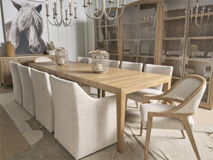 Universal Avaline Skylark Volpi Dining Table wth Two Leaves