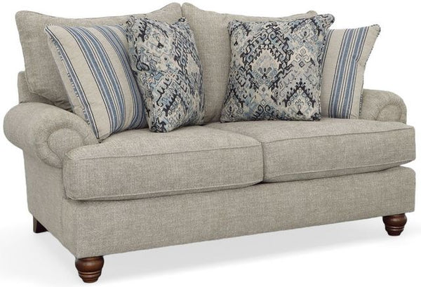 Craftmaster Essentials Kais Fabric Traditional Stationary Loveseat