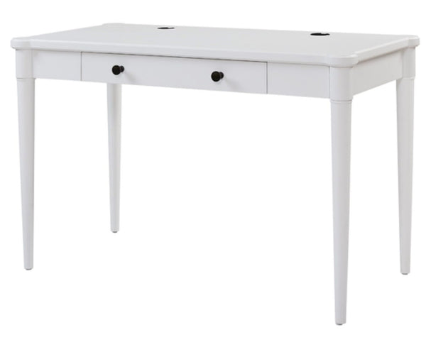 Heritage Coastal Breeze Living 48 Inch Writing Desk with Storage Drawer in White Finish