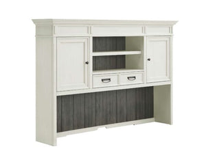 Martin Harford Antique White Credenza & Hutch Set