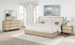 Kailani Beige Oak 4-Piece Queen Bedroom Set