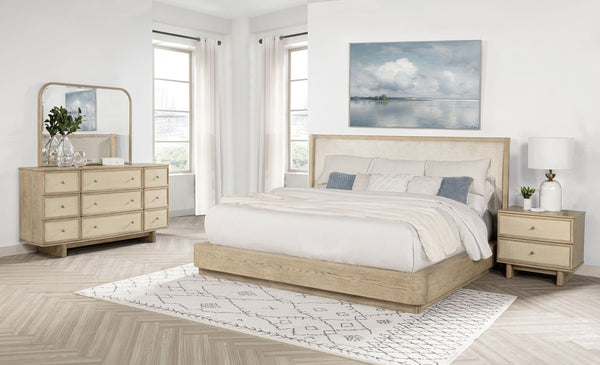 Kailani Beige Oak 4-Piece Queen Bedroom Set
