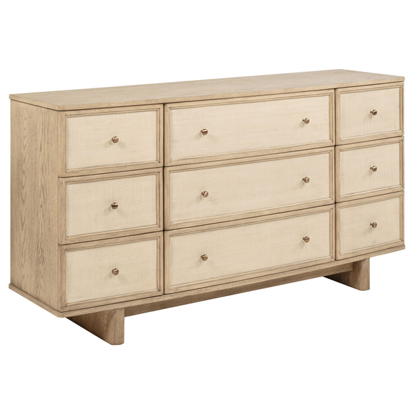 Kailani Beige Oak 4-Piece Queen Bedroom Set