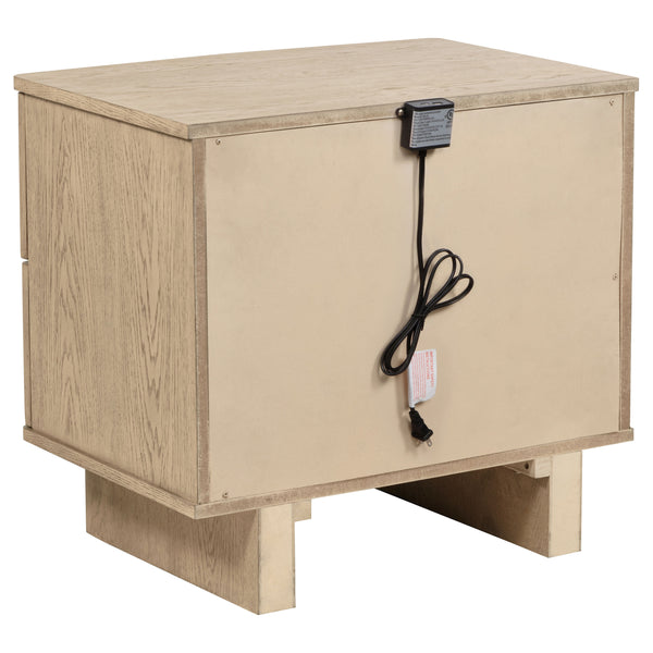 Kailani Beige Oak 5-Piece Queen Bedroom Set