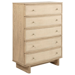 Kailani Beige Oak 5-Piece Queen Bedroom Set