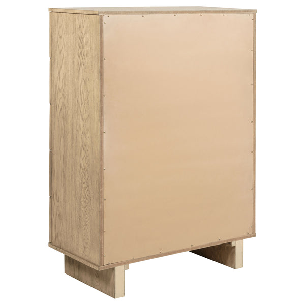 Kailani Beige Oak 5-Piece Queen Bedroom Set