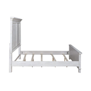 Liberty Furniture River Place Queen Mansion Panel Headboard in Riverstone White