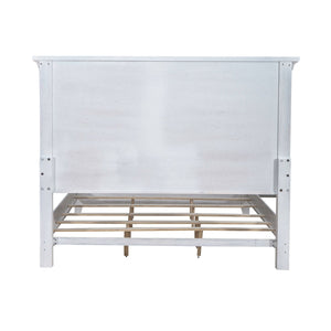 Liberty Furniture River Place Queen Mansion Panel Headboard in Riverstone White